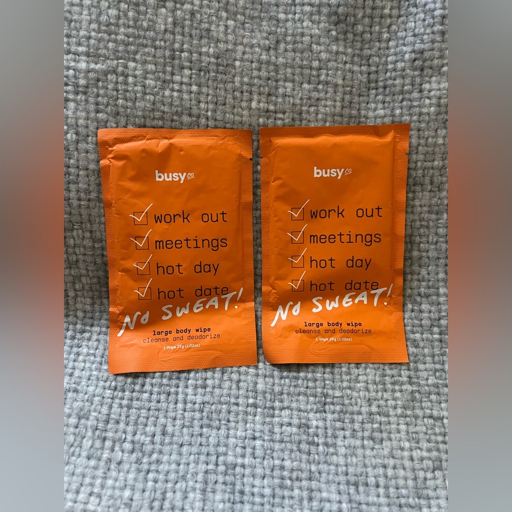 Set of 2 Busy Co Large Body Wipes